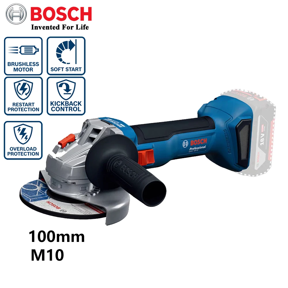 Power Tools Professional - Smerigliatrice Angolare a Batteria Bosch GWS