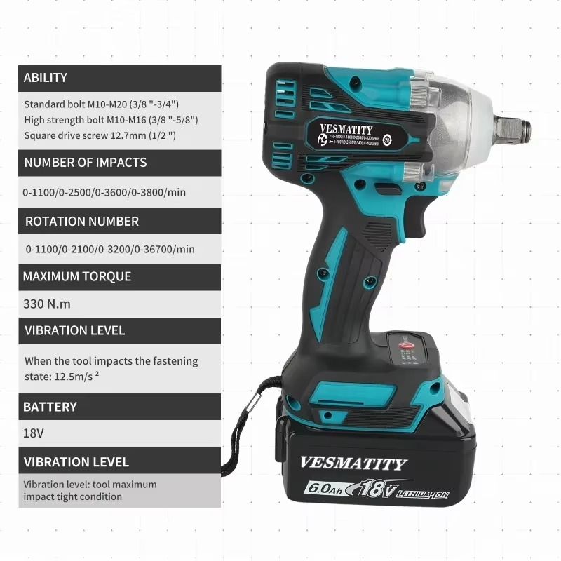 Chiave a impulsi DTW300 330Nm  - Makita Drill Dtw300 recensione e prezzo